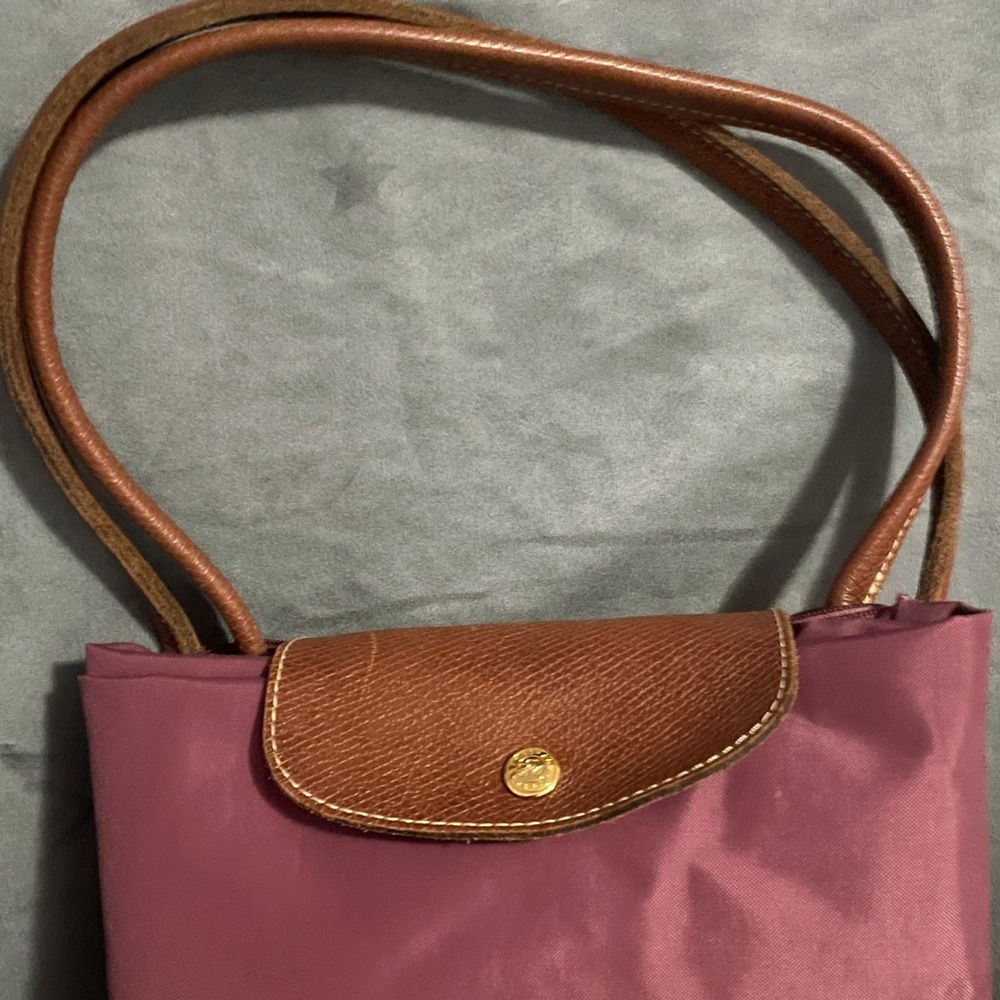 Longchamp large nylon shoulder bag 60% new